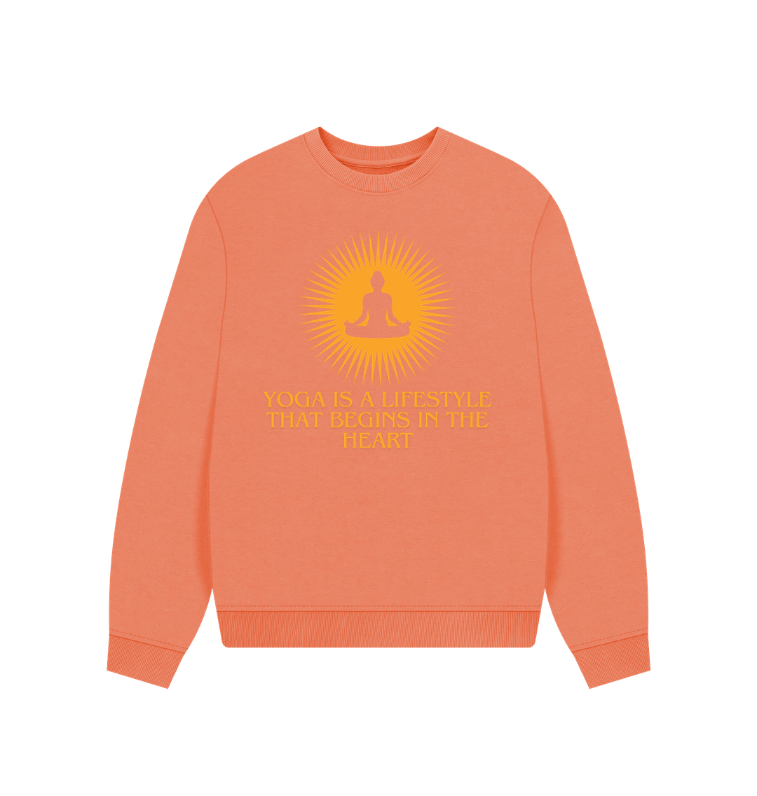 Apricot Printed Sweater