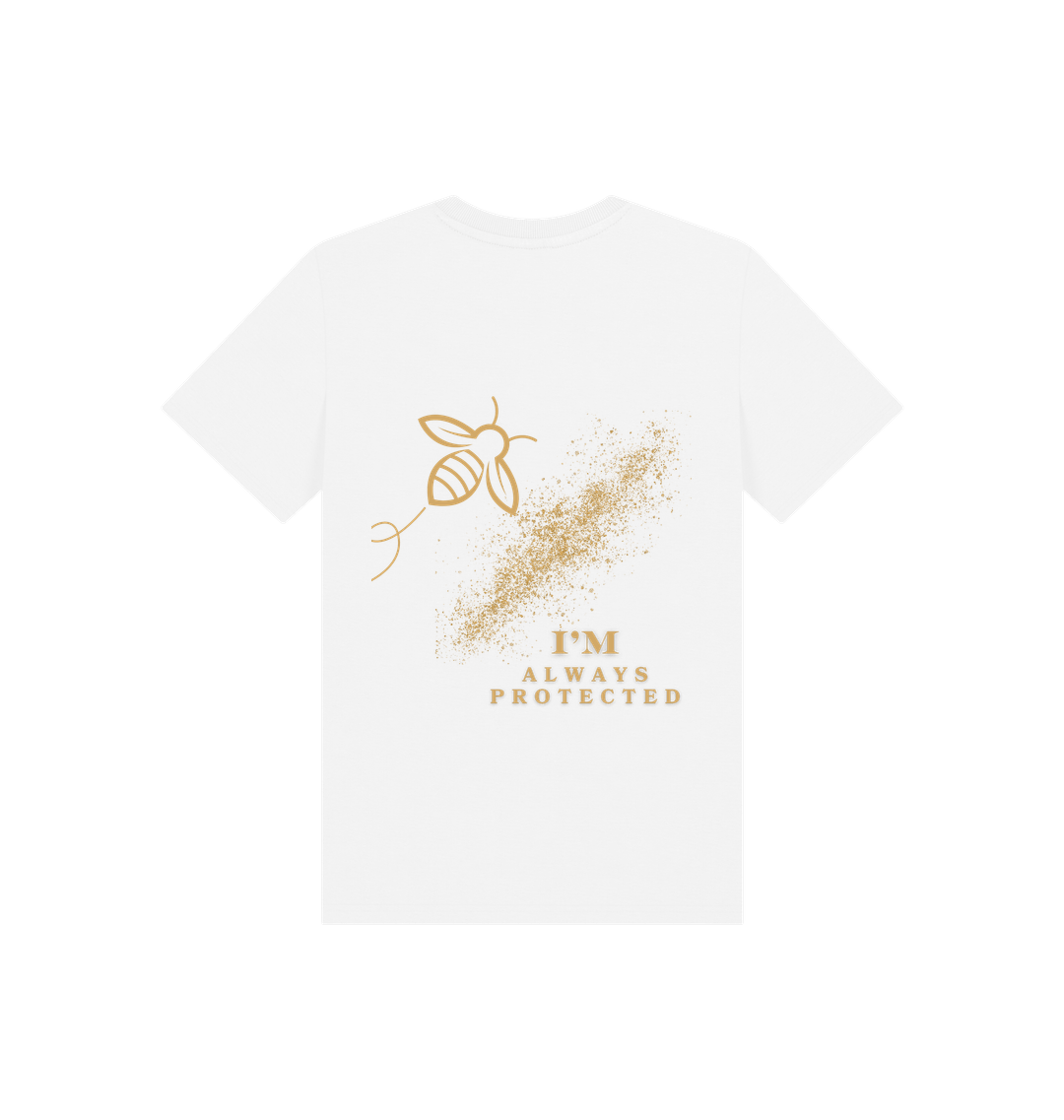 White Printed Kids T-Shirt