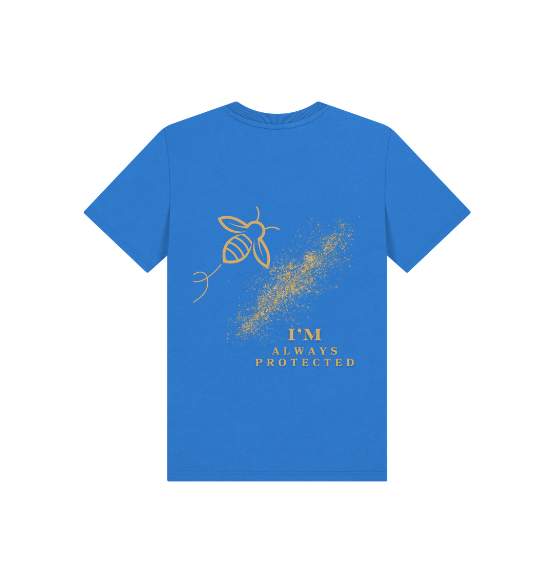 Bright Blue Printed Kids T-Shirt