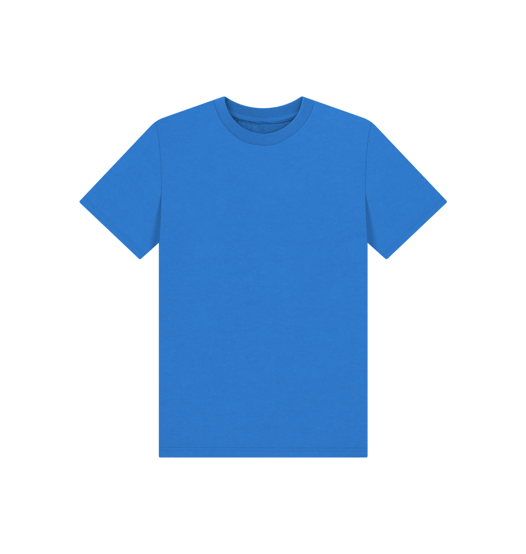 Bright Blue Printed Kids T-Shirt