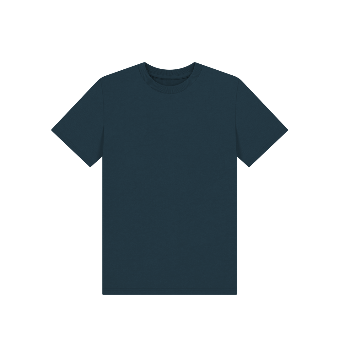 Denim Blue Printed Kids T-Shirt