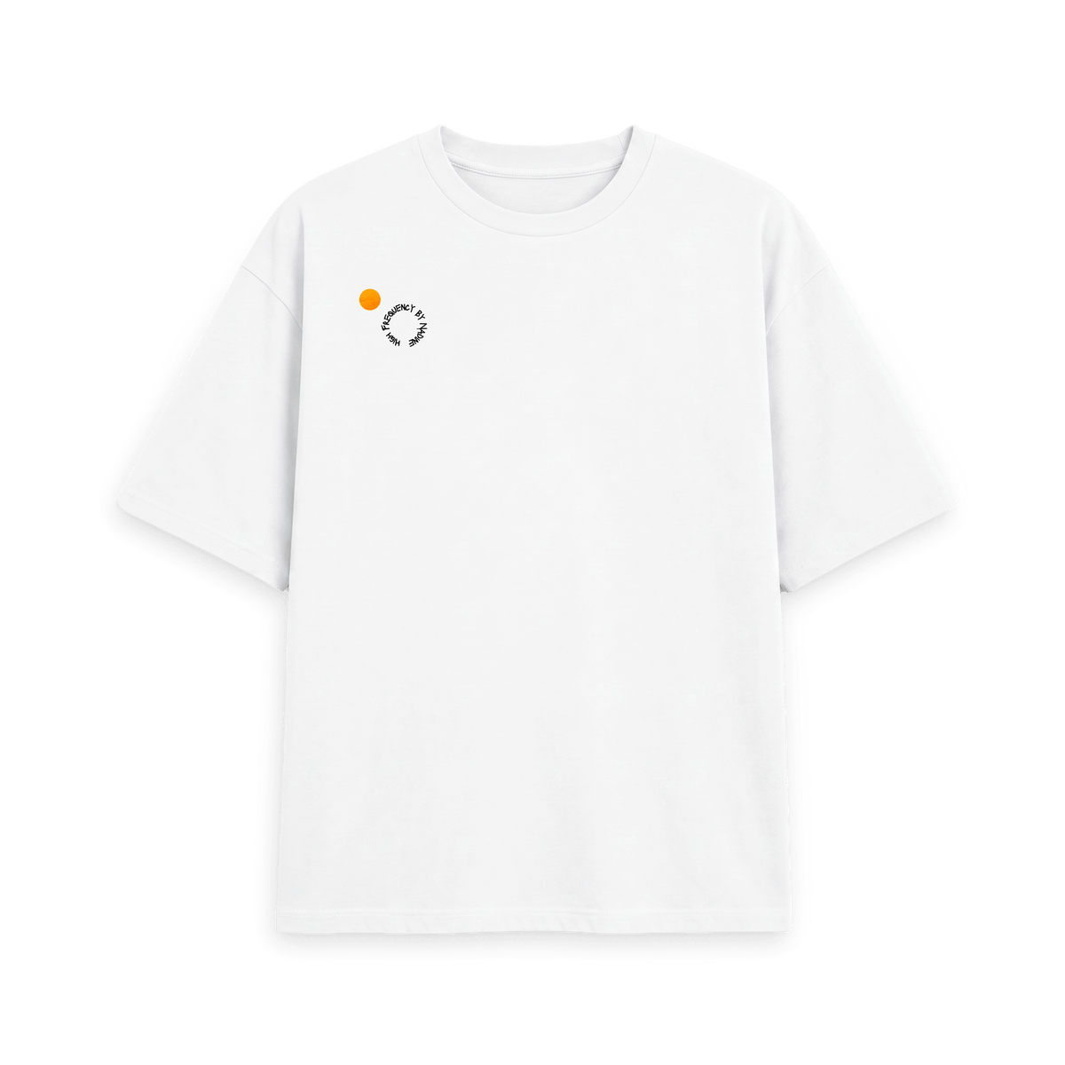 White Printed T-shirt Front