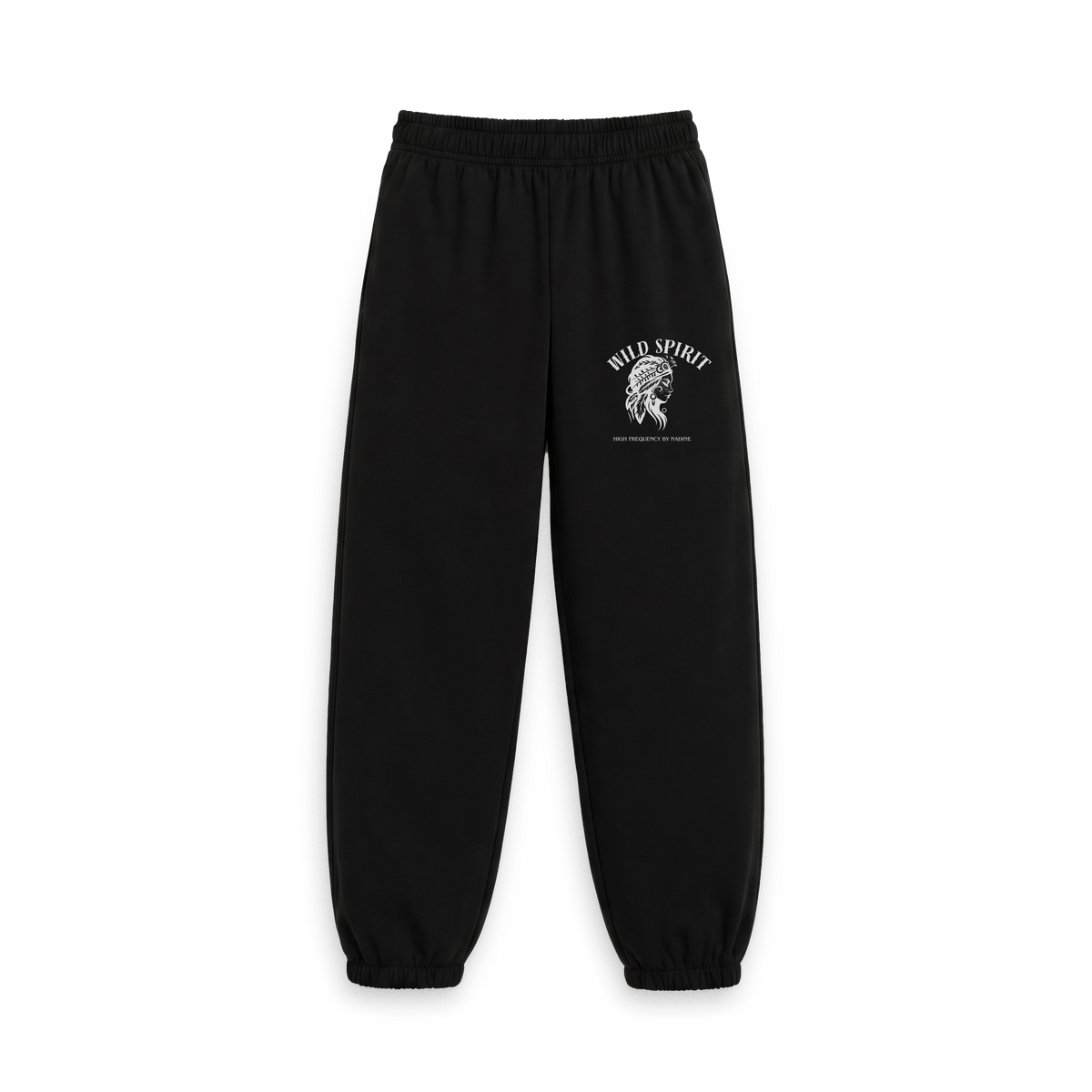 Black Joggers Front