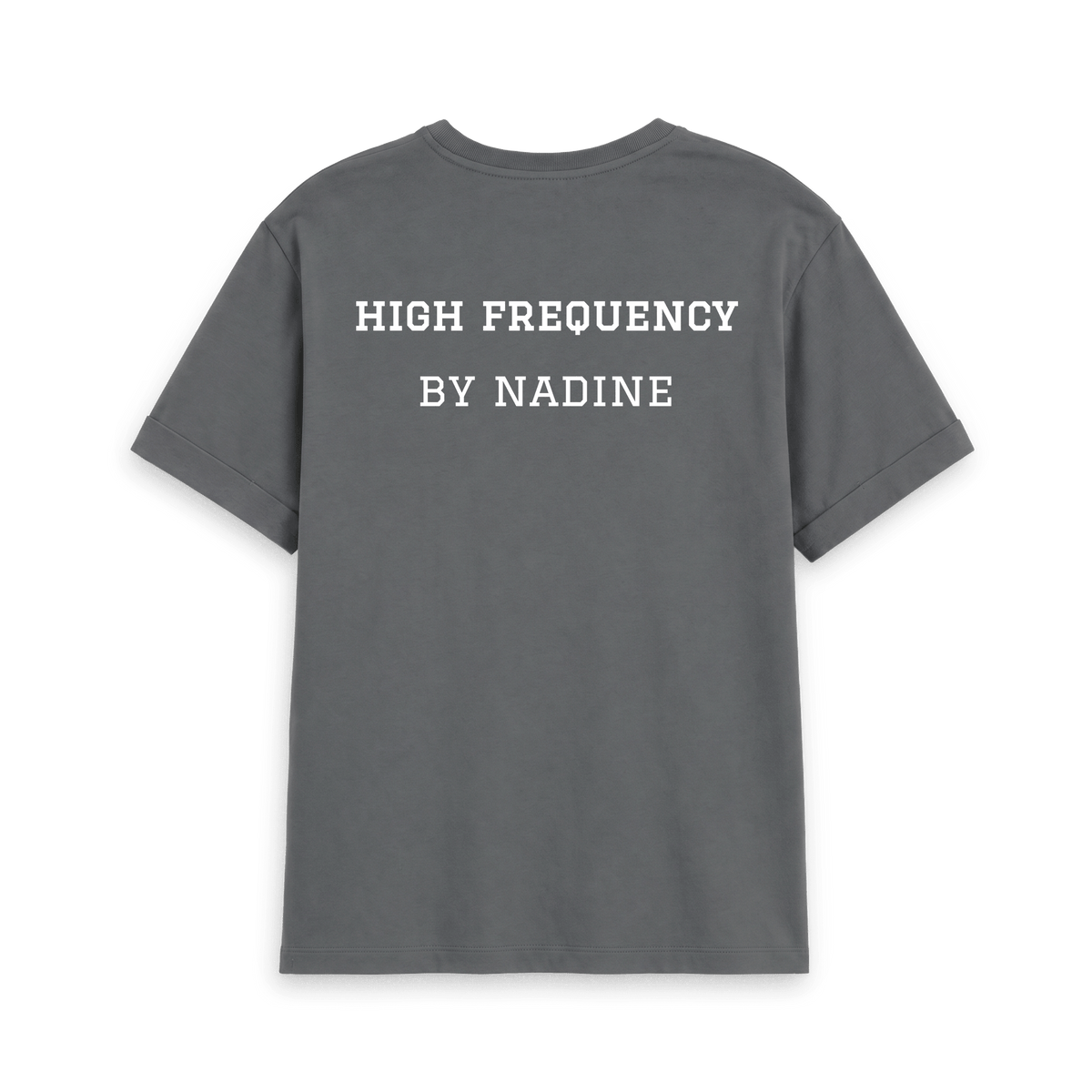 Slate Grey Printed T-shirt Back
