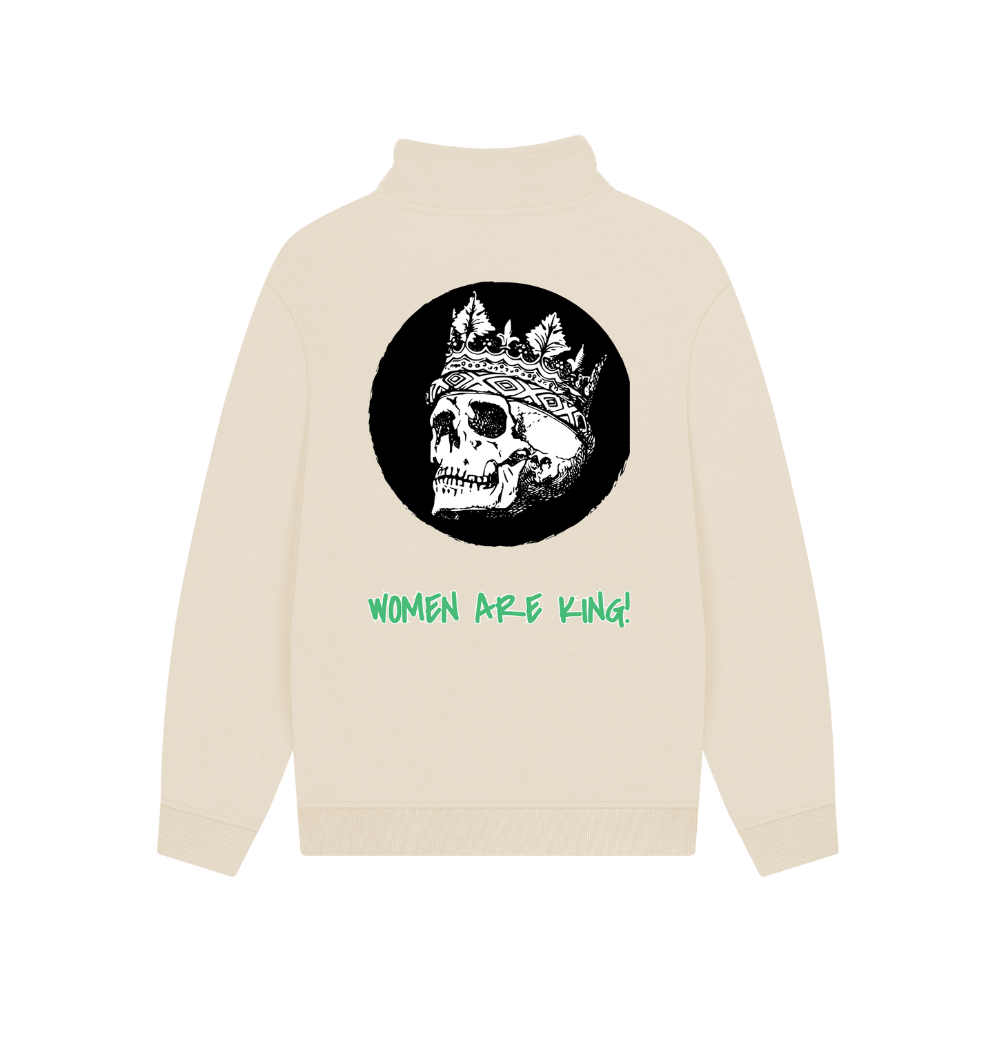 Oat Printed Sweater Back