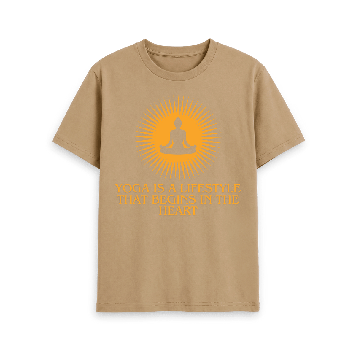 Sand Printed T-shirt Front