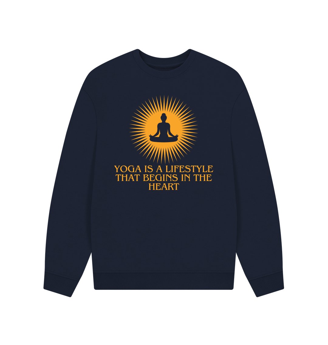 Navy Blue Printed Sweater