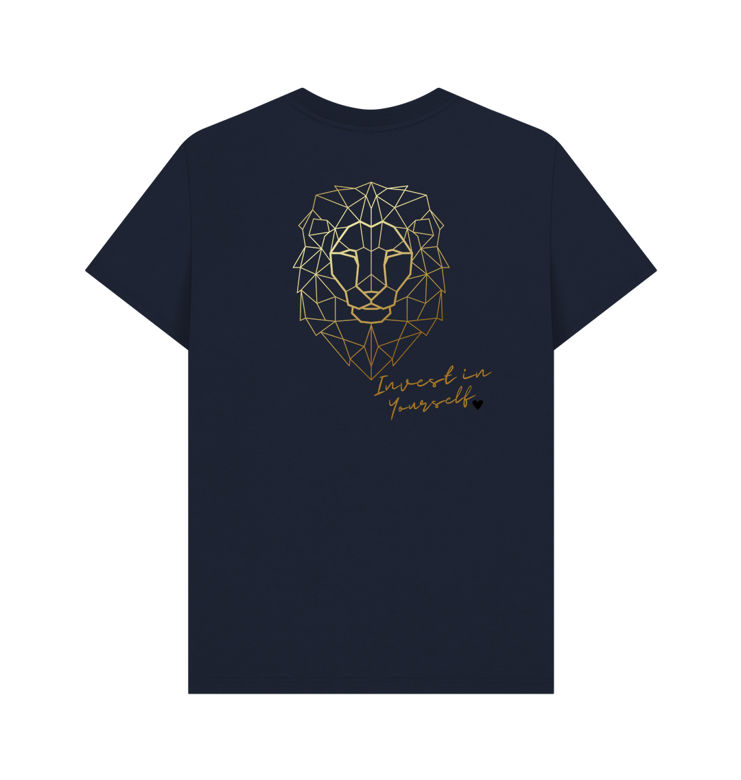 Navy Blue Printed T-shirt