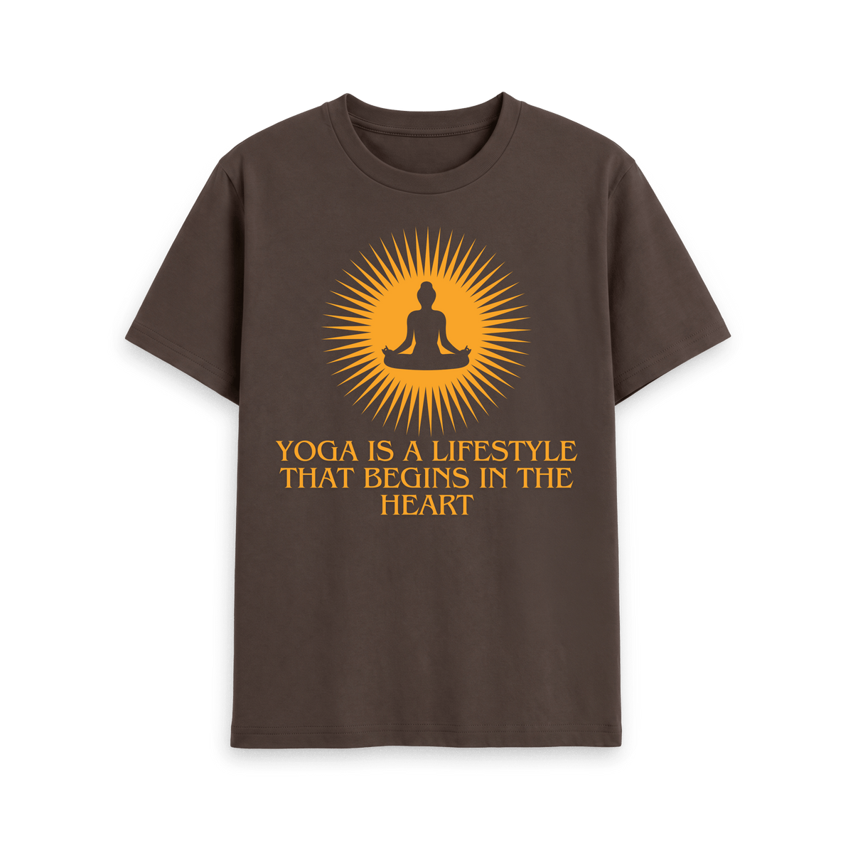 Chocolate Printed T-shirt Front
