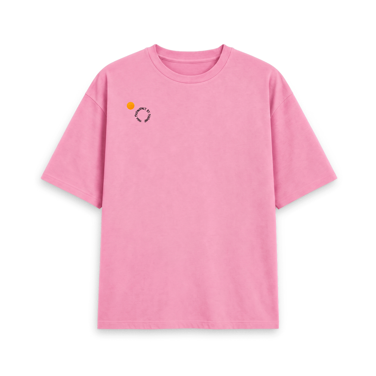 Rose Pink Printed T-shirt Front