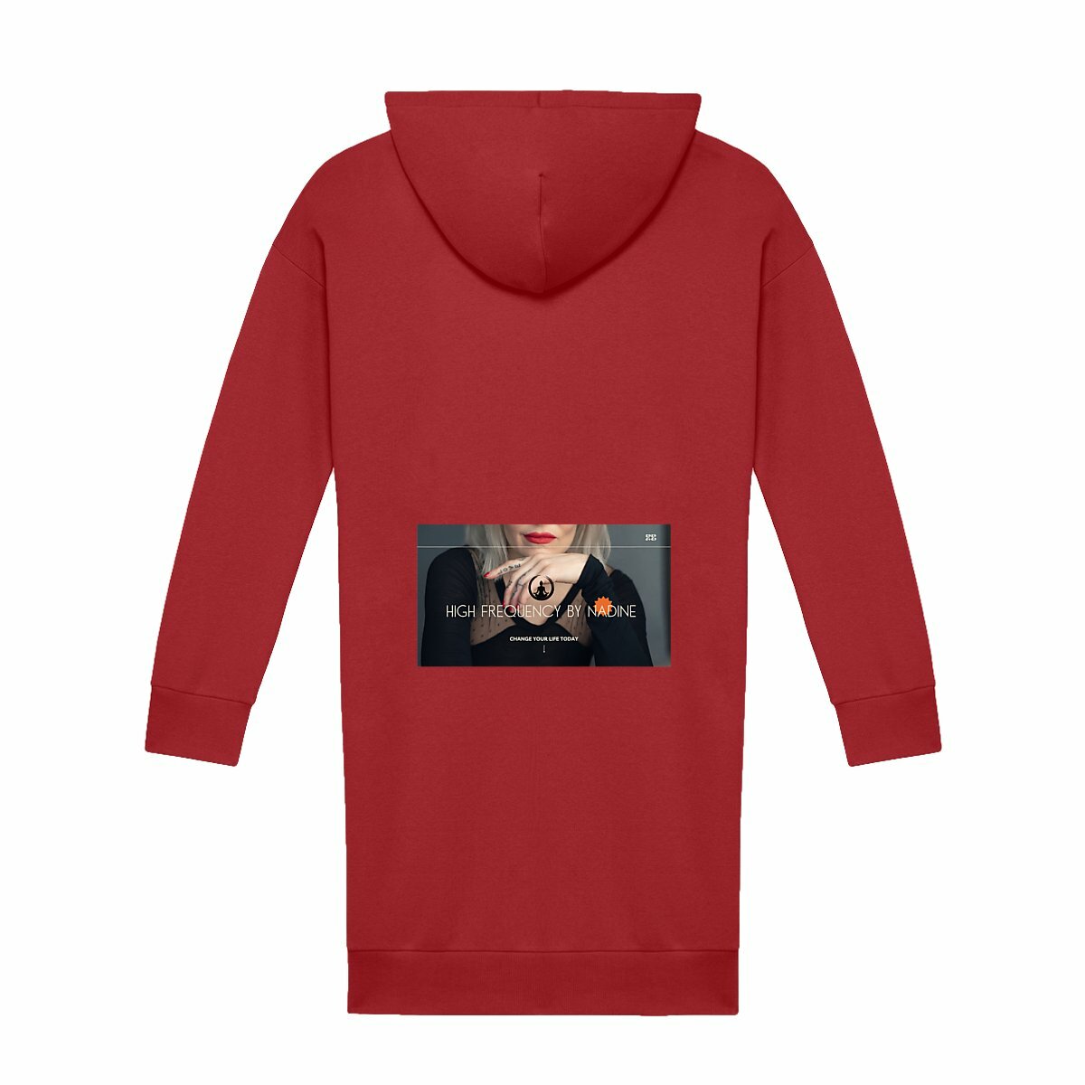 Heal and Raise your Vibration powered by Nadine - back_red