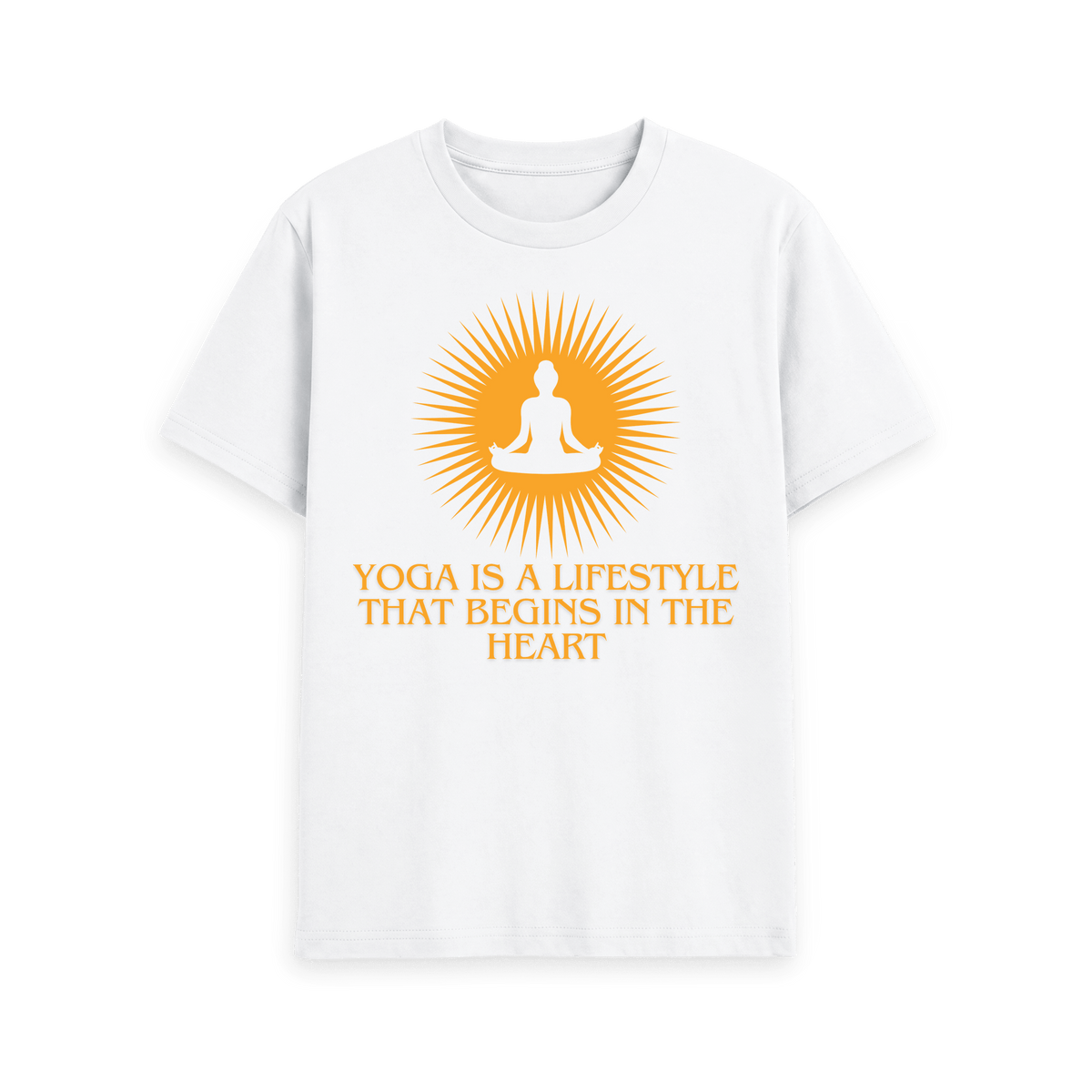 White Printed T-shirt Front