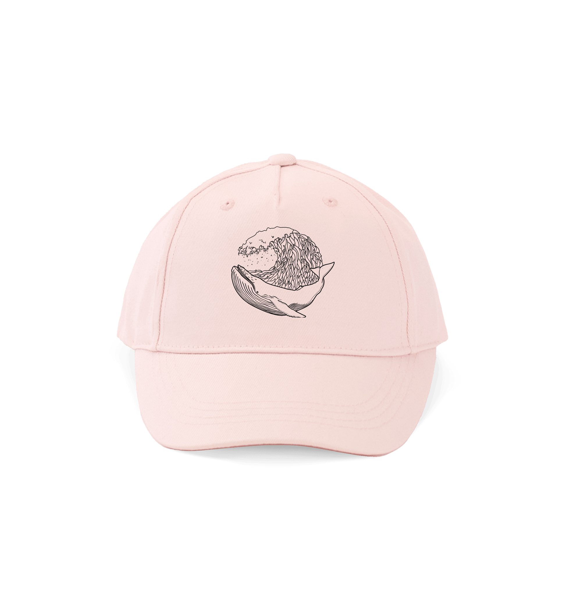 Powder Pink Caps Front