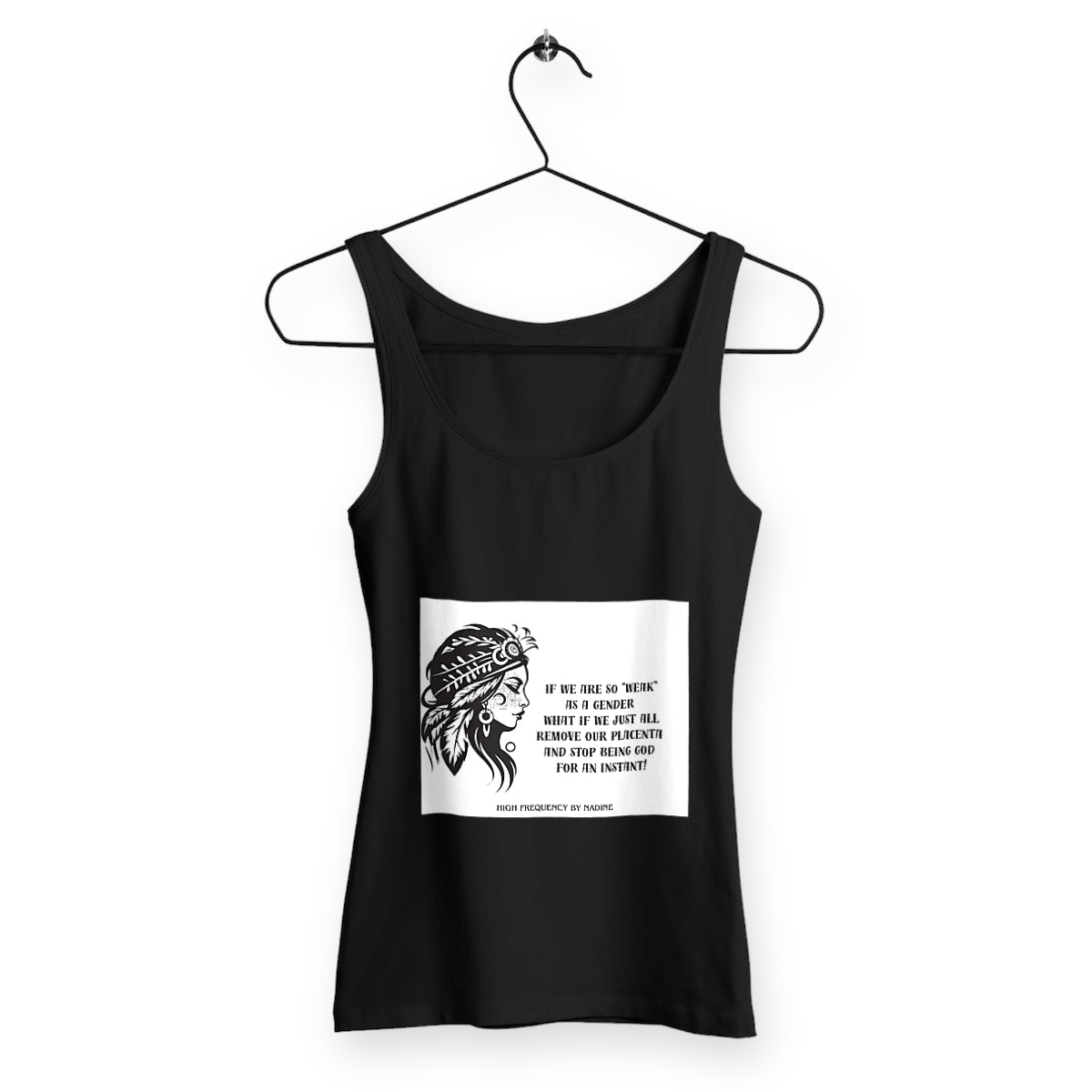 THE FEMINIST TANK - front_black