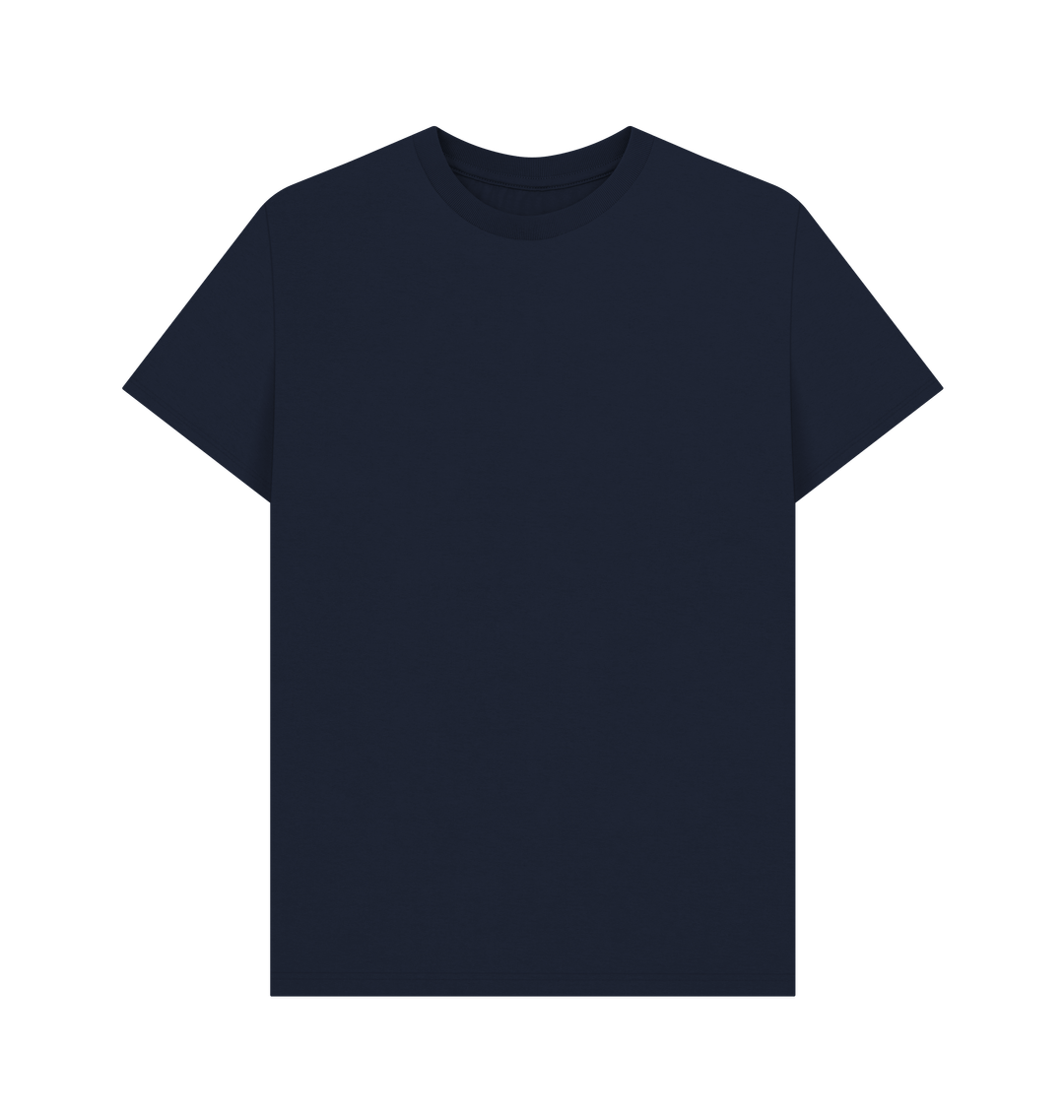 Navy Blue Printed T-shirt